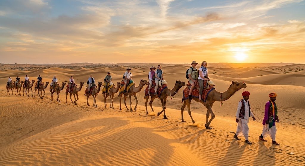 Camel Safari in Jaisalmer