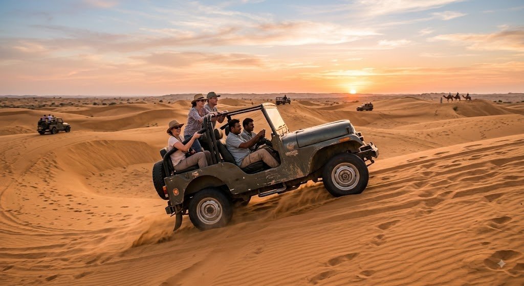 Jeep Safari in Jaisalmer