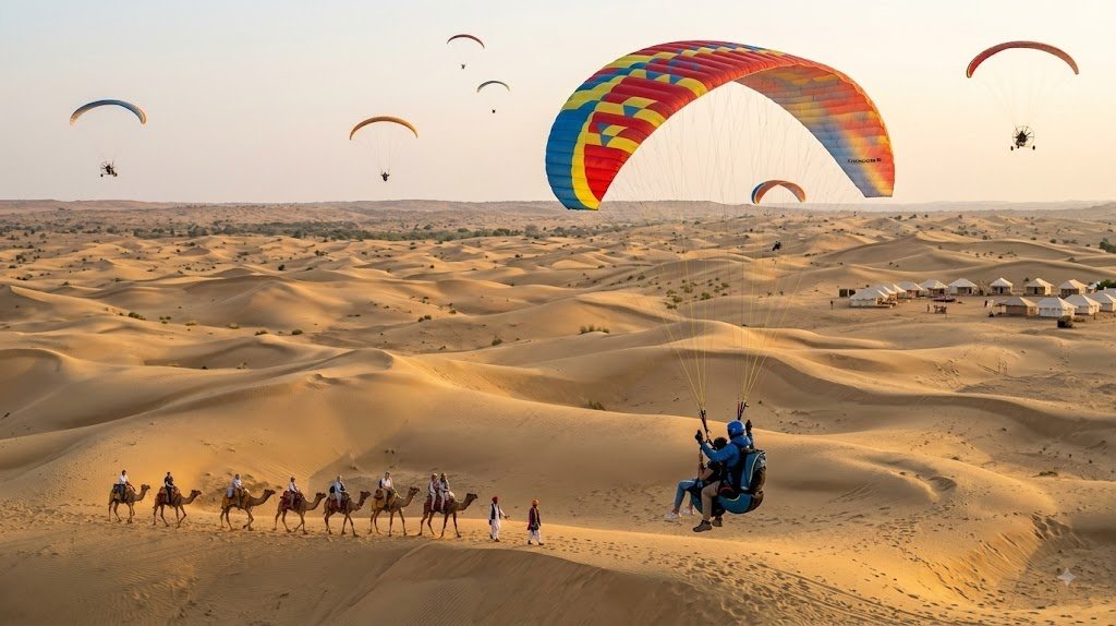 Paragliding in Jaisalmer
